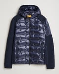 Parajumpers Gyles Piquet Puffer Hybrid Jacket Blue Navy