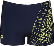 arena Short de Bain Garçons Spotlight Junior, Maillot de Plage et de Piscine, Boxer en Tissu MaxFit, Résistant au Chlore et au Sel, Protection UV50