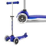 Mini Micro Plus Blue LED Scooter , Adjustable Handlebar , LED wheels Activity