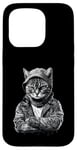 Coque pour iPhone 15 Pro American Shorthair Cat Thug Cat Gangster Cat Gangster Life