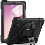 SKALO Lenovo Tab M8 Gen 4 Extra Shockproof Armor Iskunkestävä kuori - Musta