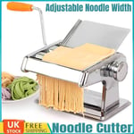 Pasta Roller Machine Fresh Dough Making Tools Rolling Press Kit Stainless Steel