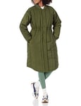 Amazon Essentials Manteau Matelassé Surdimensionné (Disponible en Grande Taille) Femme, Vert Olive Foncé, XL