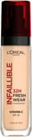 L'Oréal Paris Liquid Foundation, Full Coverage, Lasting Wear, with Vitamin C and