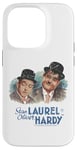 iPhone 14 Pro Stan Laurel & Oliver Hardy Comedy Duo Painted Portrait Case