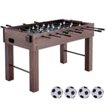 TaVEVOR Table de Baby-foot Football de Table Taille Standard 140 cm Maison Bar