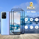 2-Pack Xiaomi 11T Pro 5G - Härdat Glas 9H - Super kvalitet 3D Skärmskydd