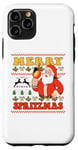 Coque pour iPhone 11 Pro Merry Spitz MAS X HO HO HOLY APEROLY XMAS SANTA Noël