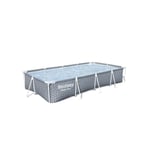 PISCINE HORS SOL TUBULAIRE BESTWAY - STEEL PRO¿ - 366 X 201 X 66 CM - RECTANGULAIRE - DÉCOR GRAPHIQUE