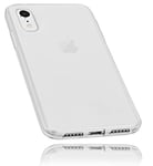 mumbi Coque compatible avec iPhone XR Cas de téléphone portable, blanc transparent