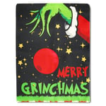 Thyonta Christmas Grinch Table Runner Linen Print Cartoon Table Flag Suitable for Restaurant Decoration, Holiday Atmosphere Decoration（A）