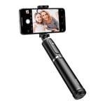 Baseus Selfiestick + Tripod Stativ Bluetooth Kontroll Svart