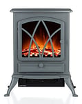 Warmlite 2KW Grey Electric Fire Stove