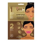 Yes To Coconut Hydrate & Restore 2-Step Lip Kit Exfoliating Lip Scrub & lip Mask