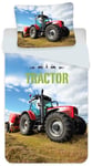 Påslakan spjälsäng - 100x140 cm - Röd traktor - 100% bomull