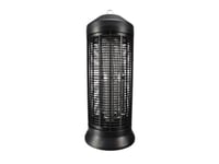 Perel Destructeur d'insectes, électrique, LED UV, Grille 4000 V, bac collecteur Amovible, 600 m², Noir