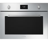 SMEG Cucina SO4401M1X Built-in Combination Microwave - Stainless Steel, Stainless Steel