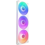 NZXT F360 RGB CORE-fläkt, 3 * 120 mm, vit