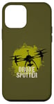 Coque pour iPhone 12 mini Drone Spotter pour hommes, femmes, garçons, filles, adolescents