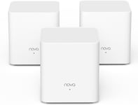 Nova Mesh MX3 (3 Packs)-Système WiFi 6 Mesh AX1500,Routeur Mesh Wi-Fi Double Bande,Couverture de 270¿,Installation Facile,Contrôle Parental,Compatible avec Alexa.[Y194]