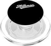 Milkman Funny Cow Juice Glass Bottle Dairy Farms Gift PopSockets PopGrip for MagSafe