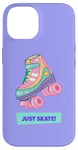 iPhone 14 Roller Skate Classic 90s 80s Retro Kitsch Pastel Quad Skates Case