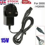 Power Charger Lead Cord Mains Adapter Fit For Philips Shaver Series 3000 HQ8505