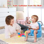 6 in 1 Baby Walkers Booster Seat Convertible Toddler Table Chair Set Push Buggy