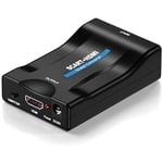 Debuns - Convertisseur de tension-1080 p Peritel Vers Hdmi Video Audio Haut De Gamme Convertisseur Adaptateur Pour Hd Tv Dvd Sky Box Stb Plug And