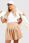 Plus Crepe Tennis Mini Skirt