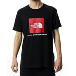 M s/s rag red box the north face miehet black t93bqojk3