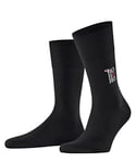 FALKE Men's Airport M SO Wool Cotton Plain 1 Pair Socks, Black (Black 3000) - Ho Ho Ho, 8.5-9.5