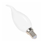 Blanc Chaud - Ampoule filament led flamme Opaque - E14 - BA35 - 2,5 w - smd Epistar Ecolife Lighting