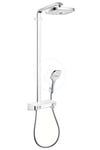 hansgrohe Croma 100 Ensemble support mural et douchette 1 jet avec flexible de douche 125 cm, chromé, 27574000