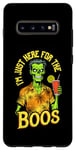 Galaxy S10+ Summerween I'm Just Here For The Boos Funny Zombie Cocktail Case