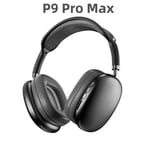 P9 Pro Max Brusreducerande Hörlurar – Bluetooth 5.3 Trådlös Mikrofon för iPhone & iPad black