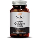 Solo Nutrition Superior Calcium Citrate - 60 Vegicaps
