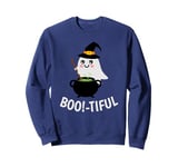 Bootiful Halloween Ghost with Magic Cauldron & Magic Potion Sweatshirt