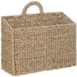 Panier à suspendre Cora en paille & métal 37x14cm Atmosphera Créateur D'intérieur