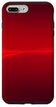 Coque pour iPhone 7 Plus/8 Plus Art rouge abstrait minimaliste esthétique