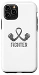 Coque pour iPhone 11 Pro Combattant de sensibilisation au cancer du cerveau