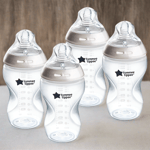 Lot de 4 biberons anti-coliques Tommee Tippee Natural Start 340 ml