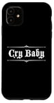 Coque pour iPhone 11 Design gothique original CRY BABY