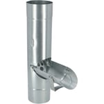 Récupérateur d'eau de pluie en zinc - 10,4 x 23,4 x 40 cm - Avec vanne - Poids 0,69 kg