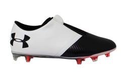 Under Armour UA Spotlight Black Leather FG Football Boots - Mens - Size UK 8