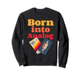 Analog Vintage Video Cassette Tape VHS 80s Sweatshirt