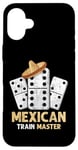 iPhone 16 Plus Mexican Train Master Domino Player Dominoes Lover Game Mens Case