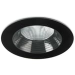 Dako - Downlight led Extérieur Encastré Noir 8cm 695lm 3000K IP65 - Leds-c4