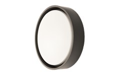 Frame round maxi vegg/taklampe 22W 3000 Kelvin IP66 Dimbar - Grafitt