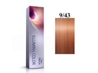 Wella Professionals Wella Professionals, Illumina Color, Permanent Hair Dye, 9/43 Bright Golden Copper Blonde, 60 Ml For Women